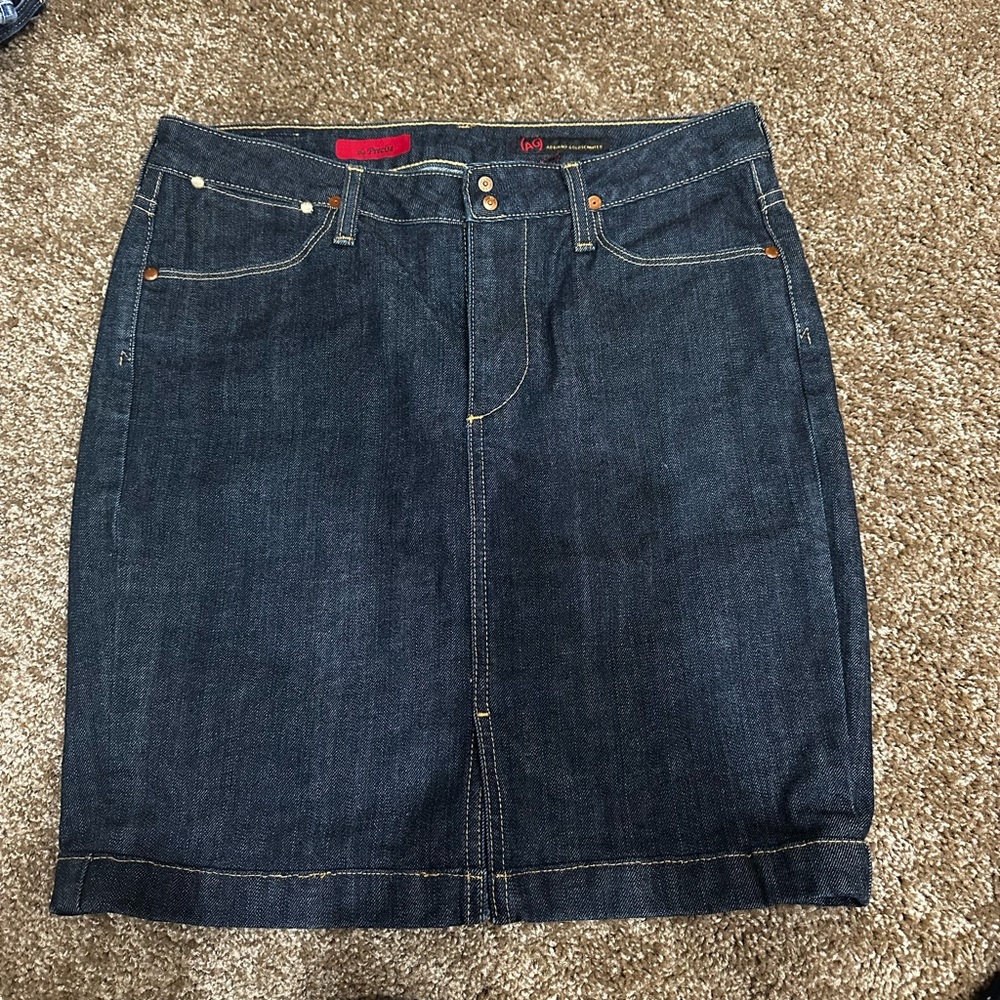 AG (Adriano Goldschmied) The precise Jean skirt size 30R